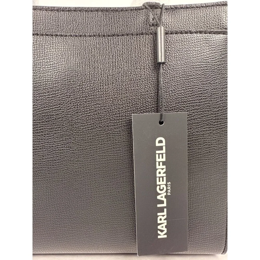 Karl Lagerfeld Paris Women's Maybelle Iconic Black‎ Choupette Satchel